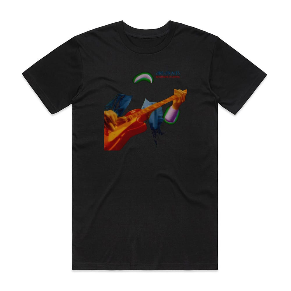 Dire Straits Brothers In Arms 6 Album Cover T-Shirt Black